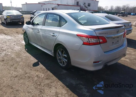 2015 Nissan Sentra Sr from USA, damaged, VIN 3N1AB7APXFY287366